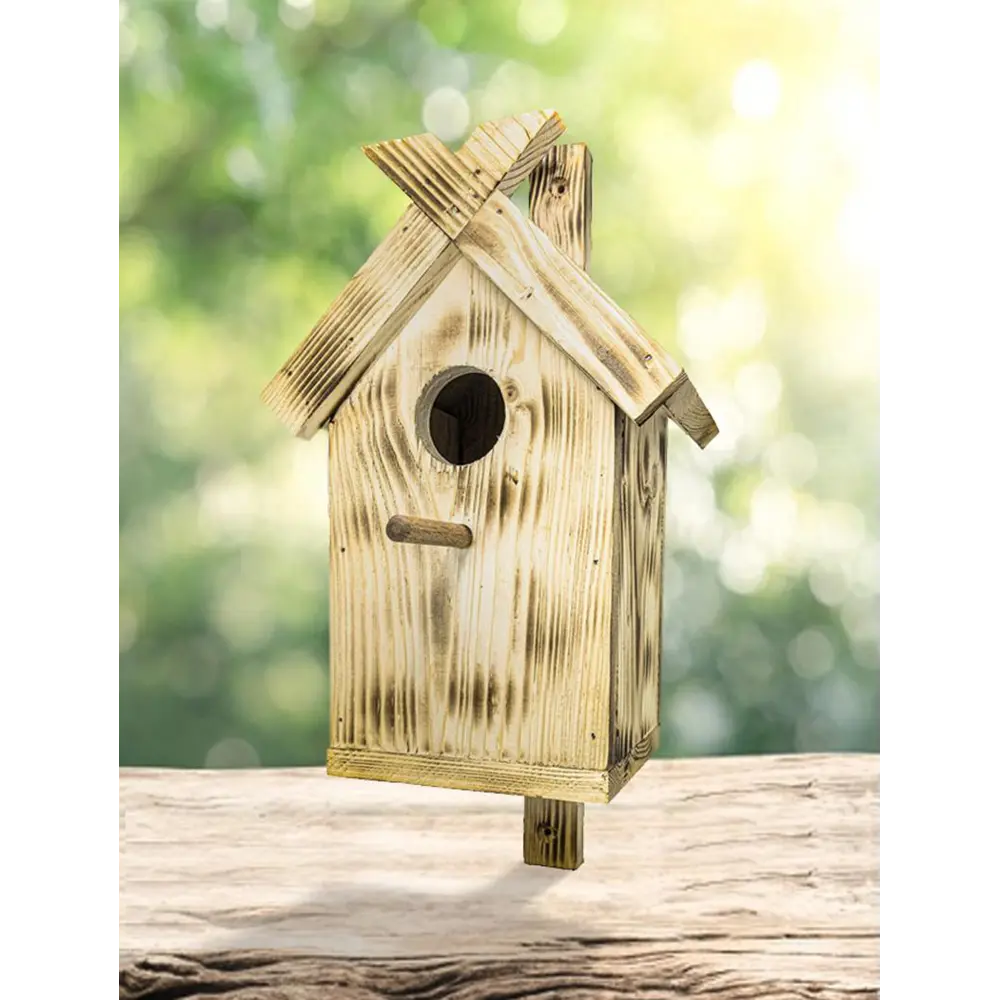 Фото Скворечник Пионер WoodFun RZ 24217 дерево Фото Скворечник Пионер WoodFun RZ 24217 дерево