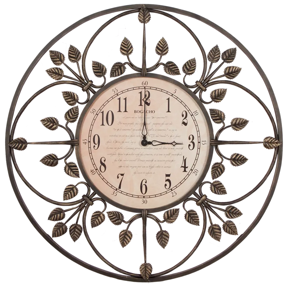 Фото Часы настенные Bogacho London Time бронзовые ручная работа Фото Часы настенные Bogacho London Time бронзовые ручная работа