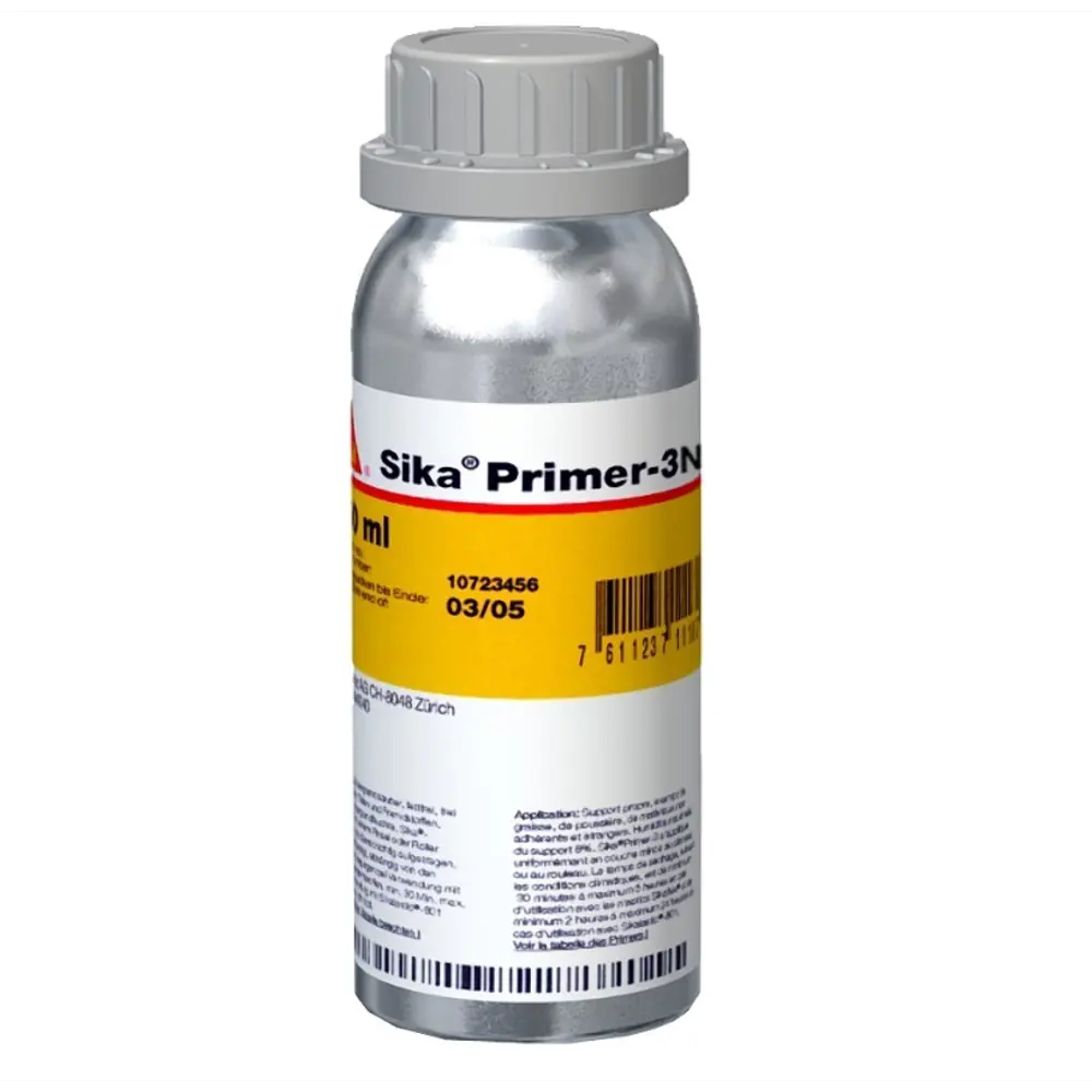 Фото Грунт Sika Primer-3 N для улучшения адгезии клеев и герметиков 1 л Фото Грунт Sika Primer-3 N для улучшения адгезии клеев и герметиков 1 л