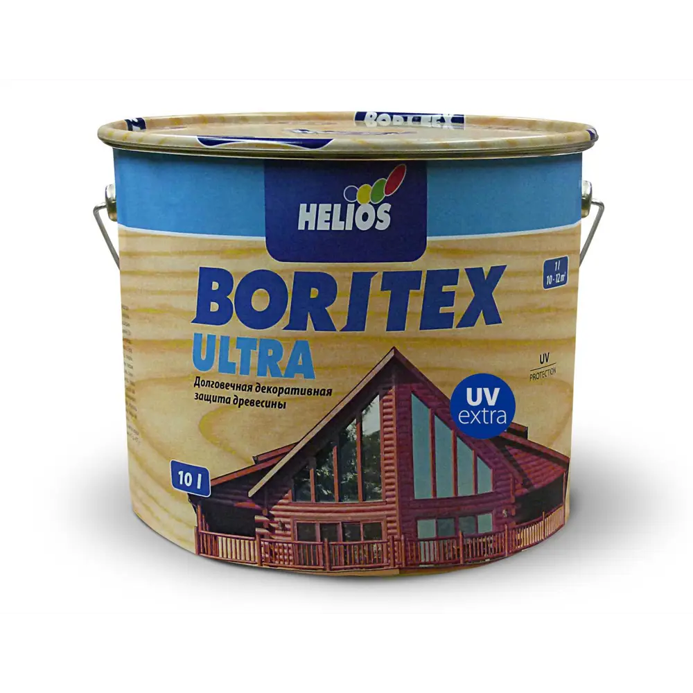 Фото Антисептик HELIOS BORITEX ULTRA UV EXTRA бесцветный 10 л Фото Антисептик HELIOS BORITEX ULTRA UV EXTRA бесцветный 10 л