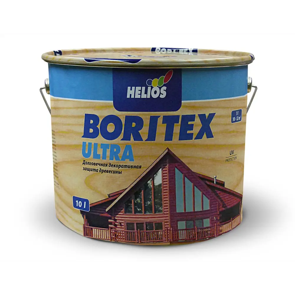Фото Антисептик HELIOS BORITEX ULTRA дуб 10 л Фото Антисептик HELIOS BORITEX ULTRA дуб 10 л