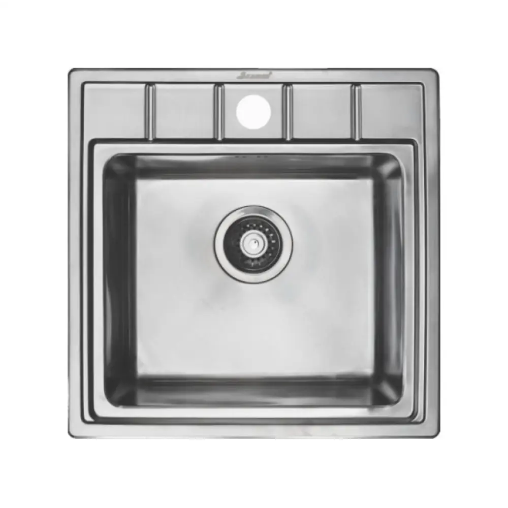Фото Мойка для кухни Seaman Eco Roma SMR-5050A одно отверстие цвет серебристый Фото Мойка для кухни Seaman Eco Roma SMR-5050A одно отверстие цвет серебристый
