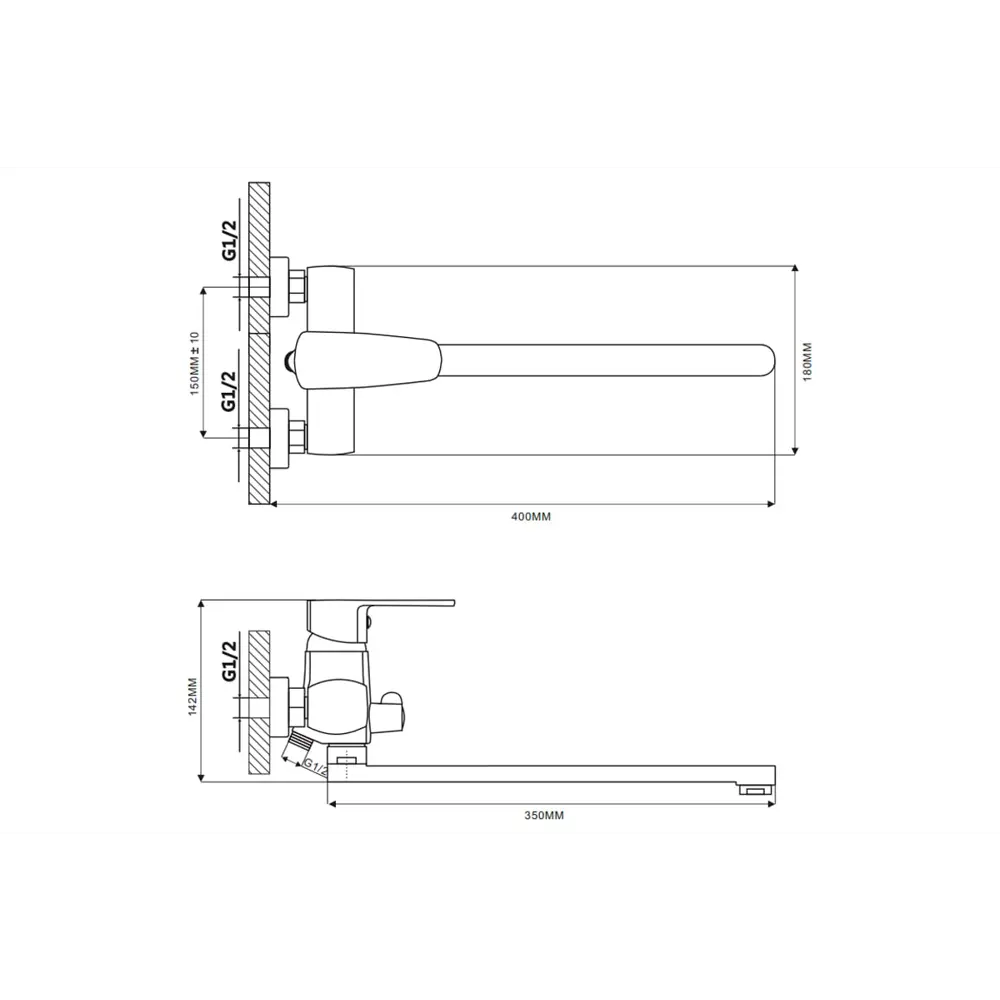Фото 4 Смеситель для ванны Ekko E22302 однорычажный с душевой лейкой цвет фиолетовый Фото 4 Смеситель для ванны Ekko E22302 однорычажный с душевой лейкой цвет фиолетовый