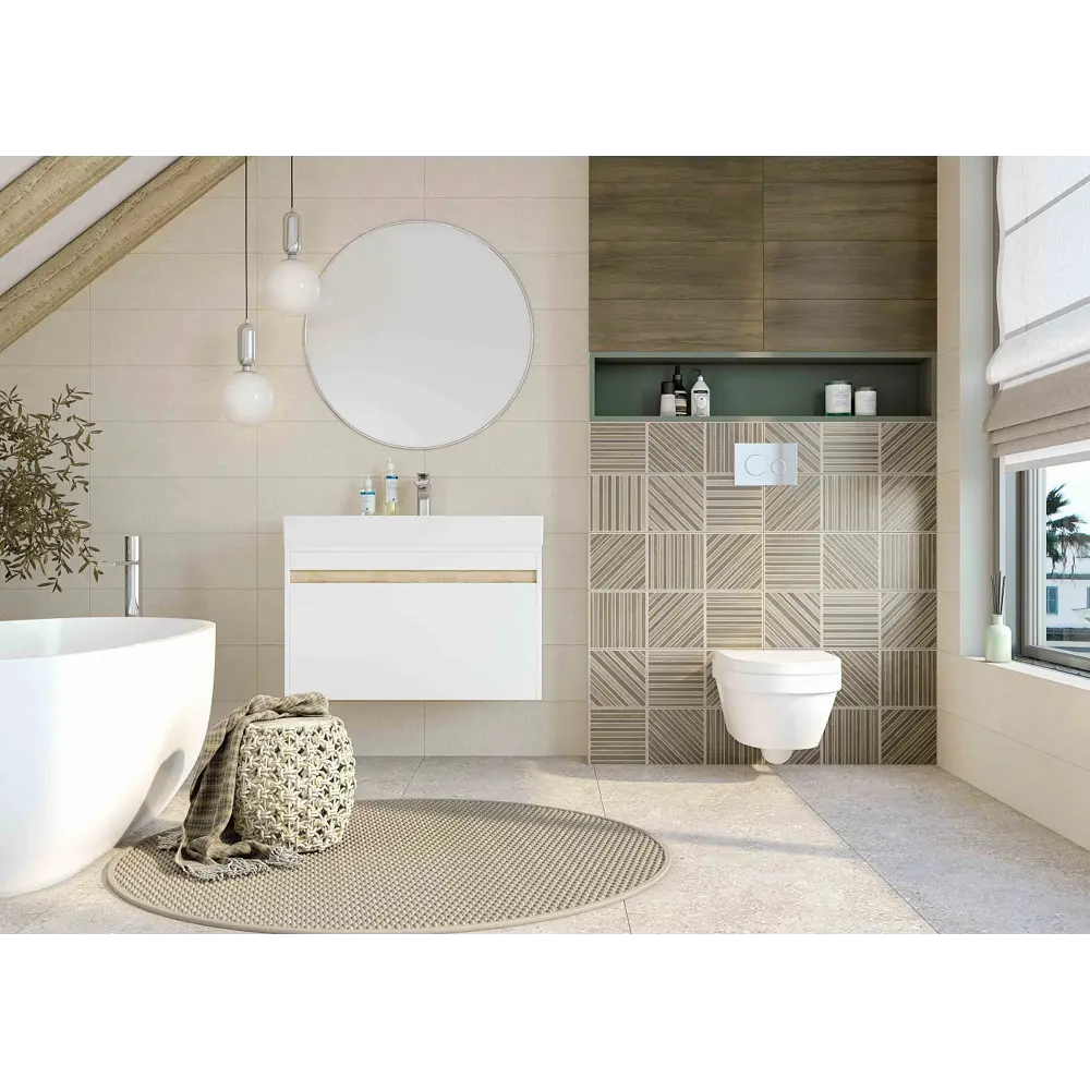 Фото 2 Керамическая плитка Creto Salutami granite 20x60см, цена за упаковку