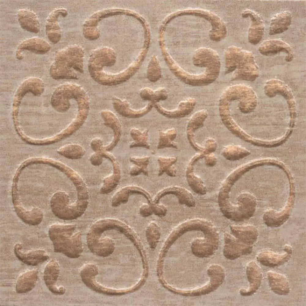 Фото Керамическая вставка Kerama Marazzi Браш Вуд бежевый 9.9x9.9см