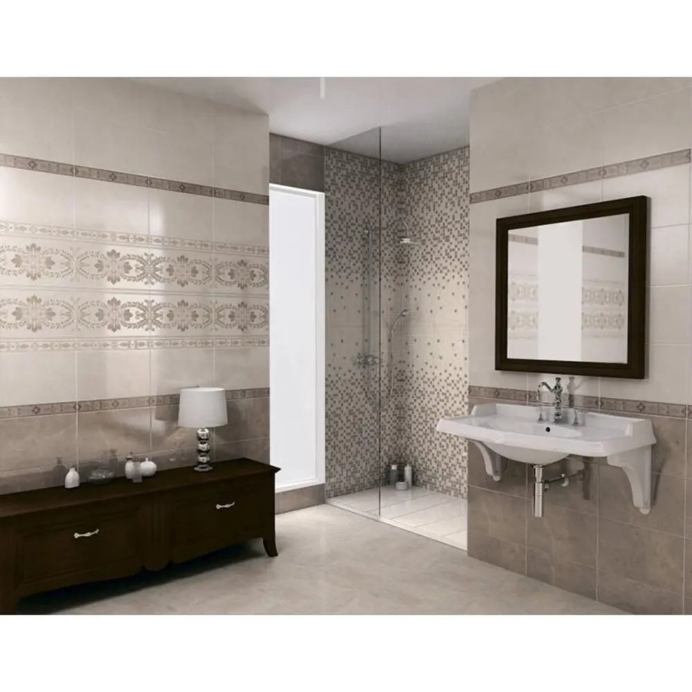 Фото 2 Декор Kerama Marazzi Мармион MP000001110 25x40см глянцевый бежевый Фото 2 Декор Kerama Marazzi Мармион MP000001110 25x40см глянцевый бежевый