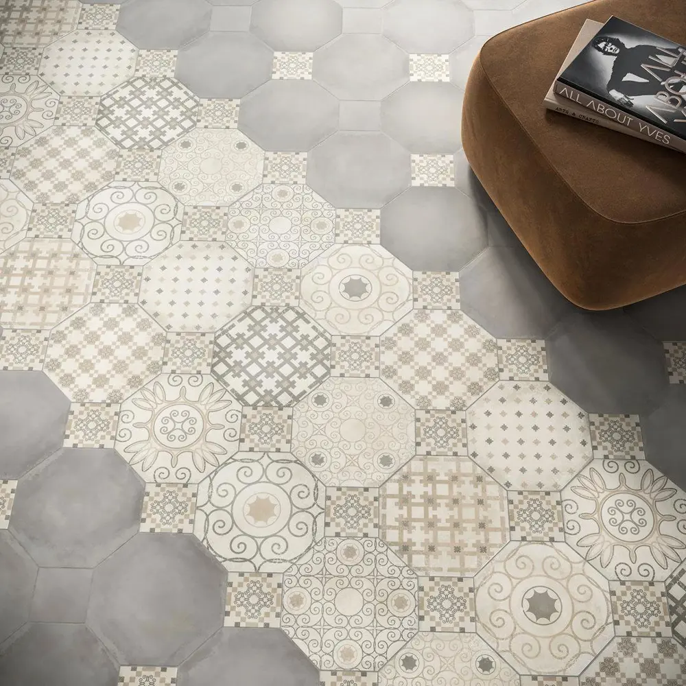 Фото Керамогранит Kerama Marazzi Пьяцетта SG243300N 24x24см цвет серый, цена за упаковку Фото Керамогранит Kerama Marazzi Пьяцетта SG243300N 24x24см цвет серый, цена за упаковку