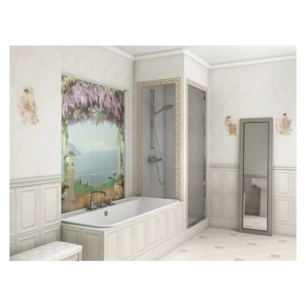 Фото 2 Керамический плинтус Kerama Marazzi Лаурито 25x15см цвет серый Фото 2 Керамический плинтус Kerama Marazzi Лаурито 25x15см цвет серый