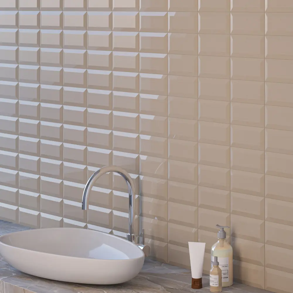 Фото 2 Керамическая плитка Kerama Marazzi Бланше 19042 20x9.9см цвет серый