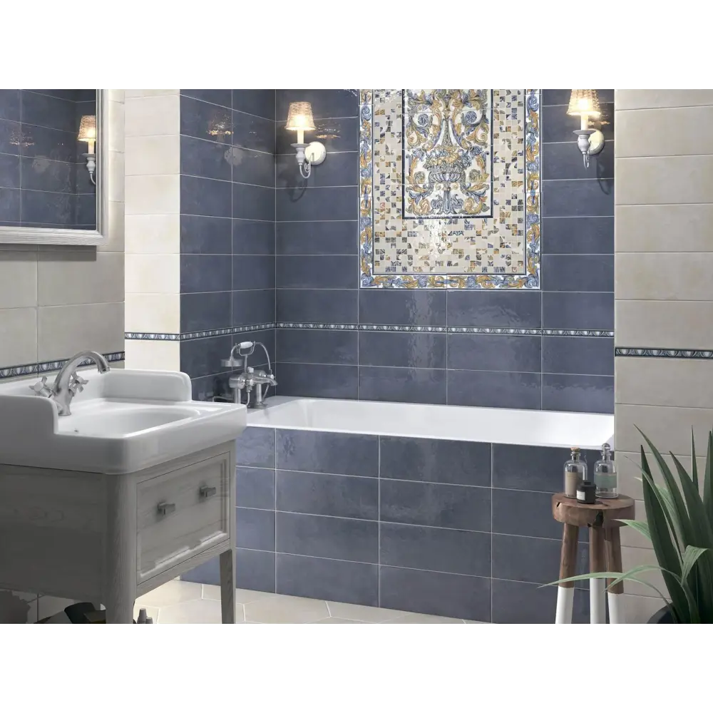 Фото 2 Керамическая плитка Kerama Marazzi Площадь Испании 15129 40x15см цвет желтый Фото 2 Керамическая плитка Kerama Marazzi Площадь Испании 15129 40x15см цвет желтый