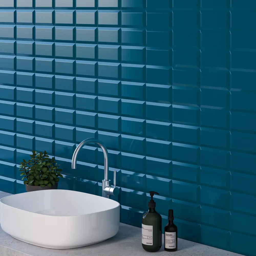 Фото 2 Керамическая плитка Kerama Marazzi Клемансо 16057 15x7.4см цвет зеленый, цена за упаковку Фото 2 Керамическая плитка Kerama Marazzi Клемансо 16057 15x7.4см цвет зеленый, цена за упаковку