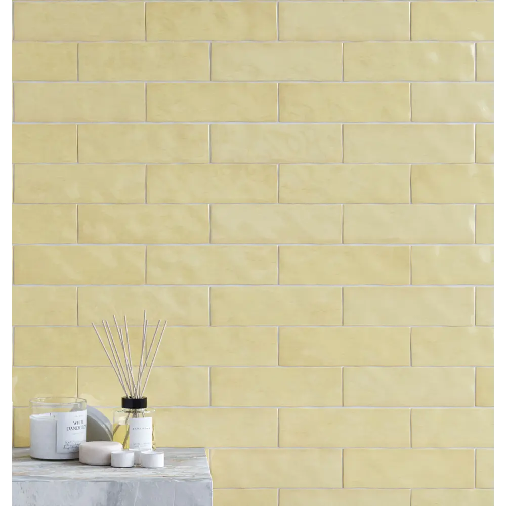 Фото 2 Керамическая плитка Kerama Marazzi Монпарнас 9021 28x8см цвет желтый, цена за упаковку
