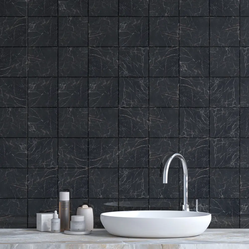 Фото 2 Керамическая плитка Kerama Marazzi Фрагонар 17052 15x15см цвет черный, цена за упаковку Фото 2 Керамическая плитка Kerama Marazzi Фрагонар 17052 15x15см цвет черный, цена за упаковку