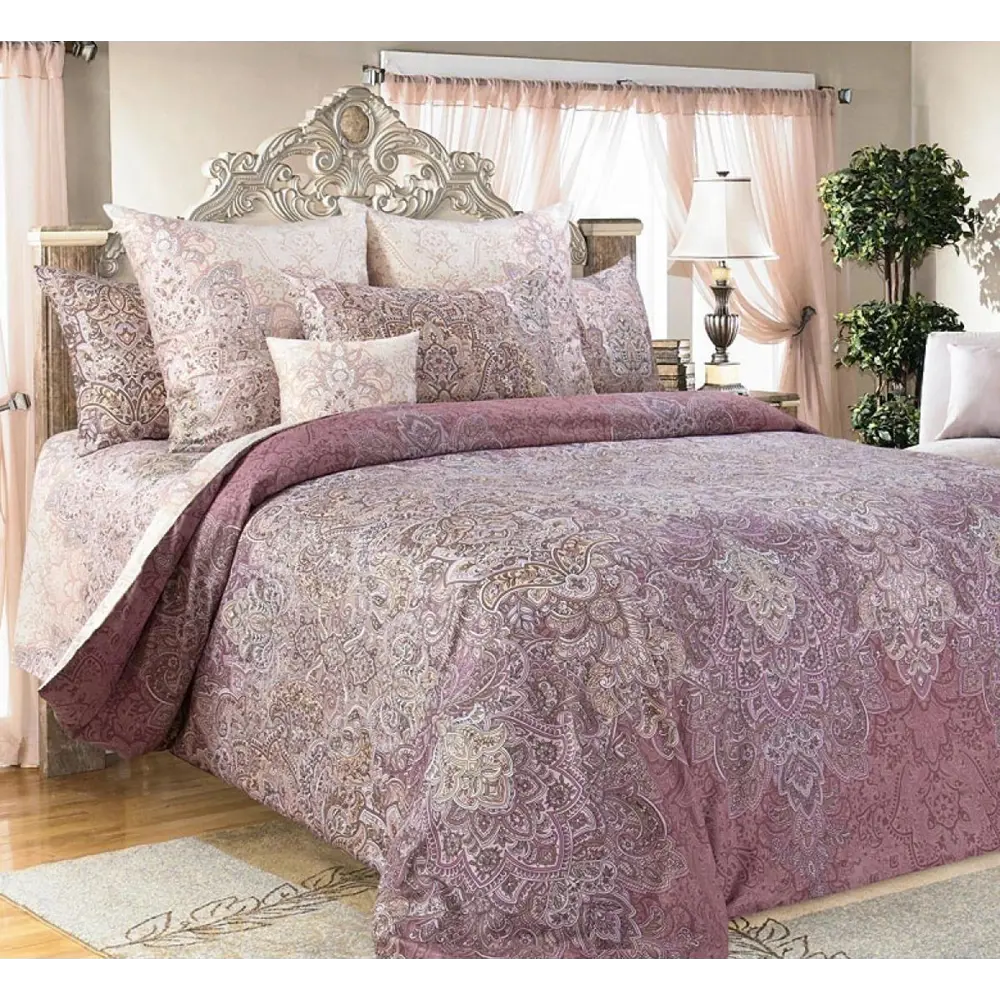 Фото Постельное белье Home Mercury Пачули основа Семейное Сатин 4 наволочки