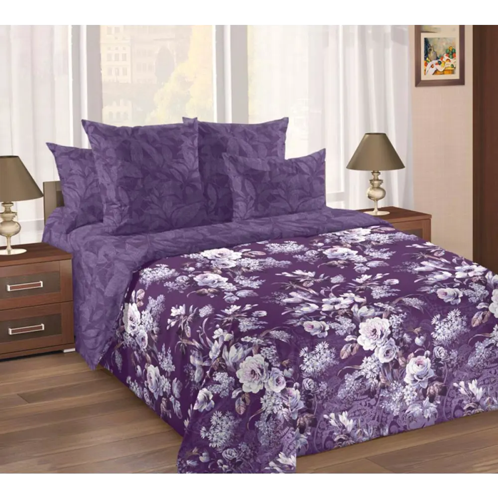 Фото Постельное белье Home Mercury Эдем Семейное Сатин 4 наволочки