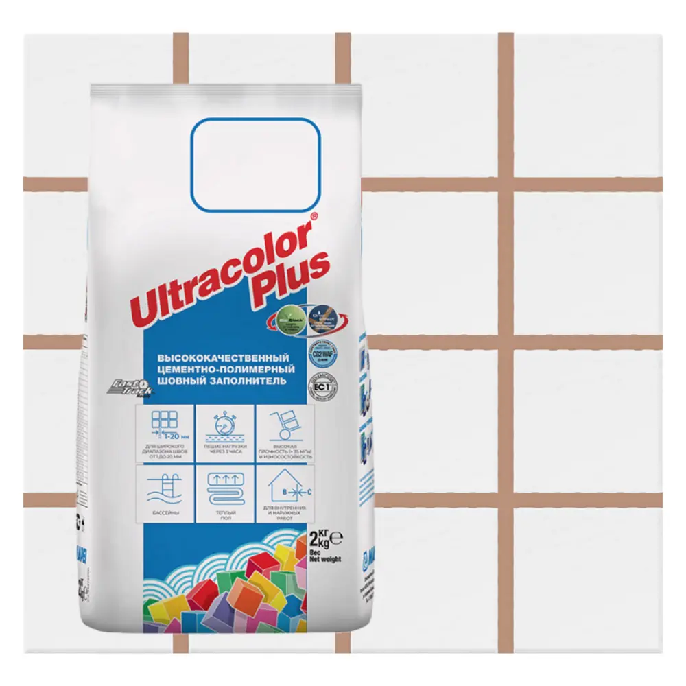 Фото Затирка Mapei Ultracolor Plus 258 Бронзовый, 2 кг Фото Затирка Mapei Ultracolor Plus 258 Бронзовый, 2 кг