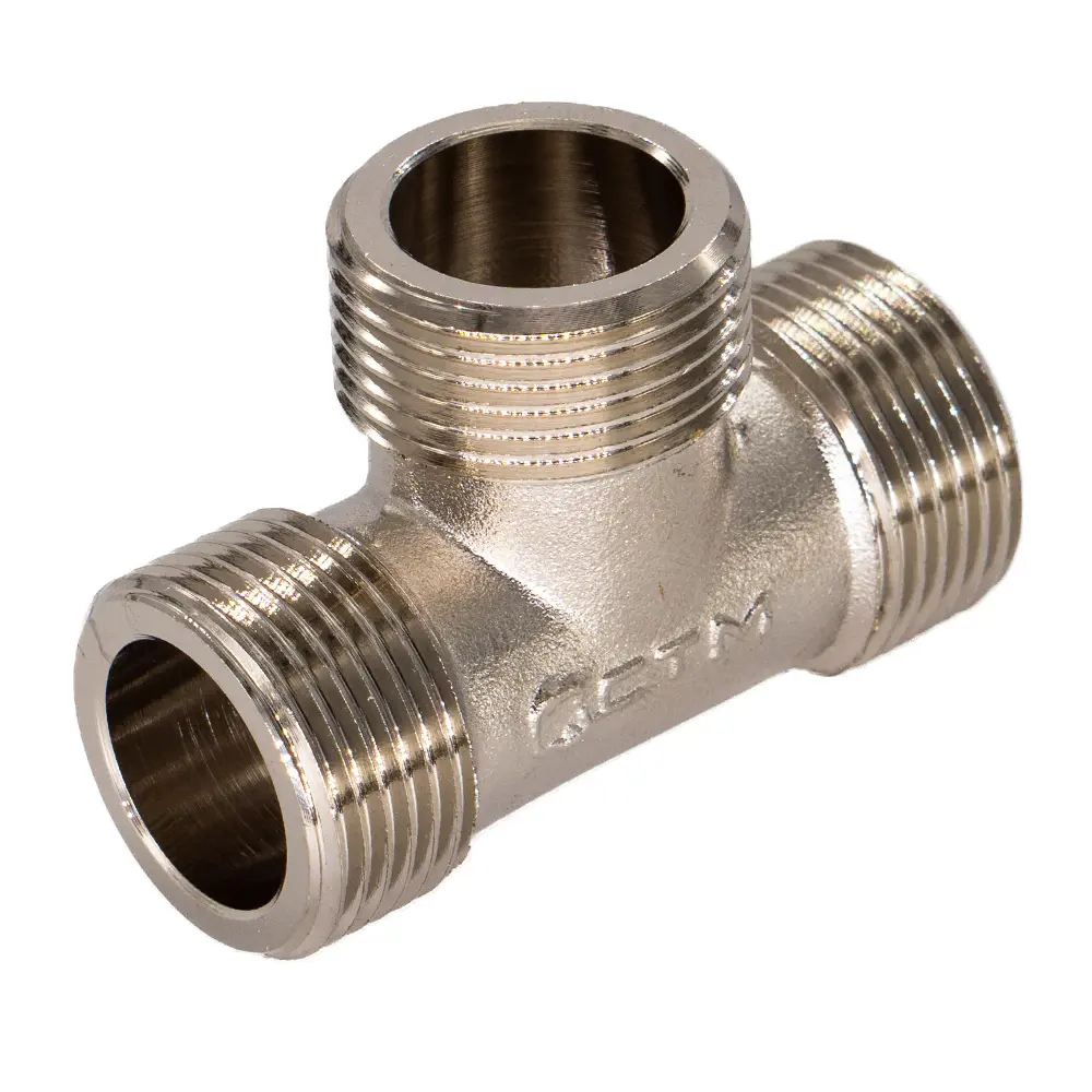 Фото Тройник СТМ 1"x1"x1" ВР-НР латунь CRTM0001 Фото Тройник СТМ 1"x1"x1" ВР-НР латунь CRTM0001
