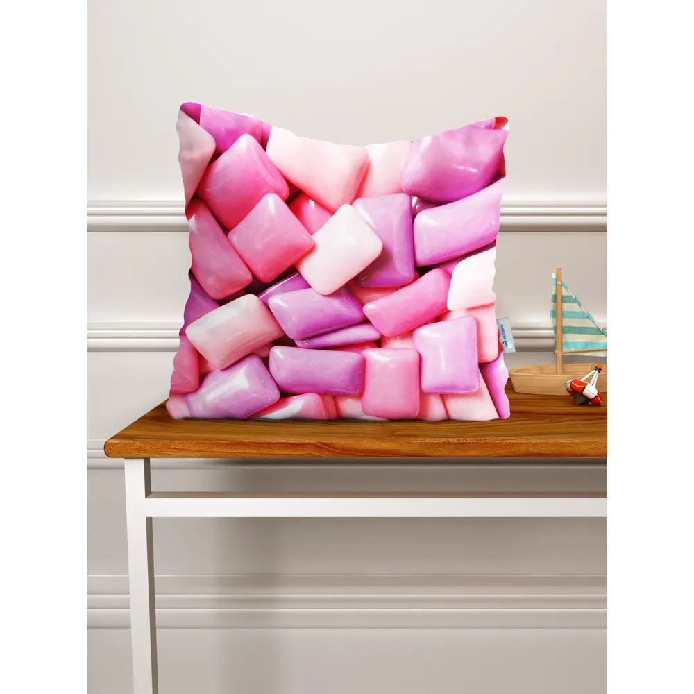 Фото Наволочка декоративная Homepick из флиса 40x40 см Bubblegum 14065 Фото Наволочка декоративная Homepick из флиса 40x40 см Bubblegum 14065