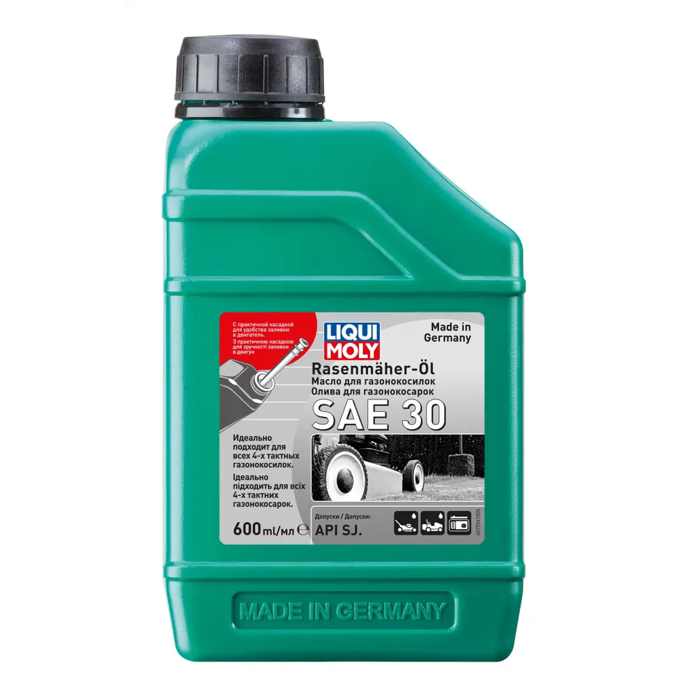 Фото Минеральное моторное масло Liqui Moly SAE 30 для 4-тактных двигателей 0.6 л Фото Минеральное моторное масло Liqui Moly SAE 30 для 4-тактных двигателей 0.6 л
