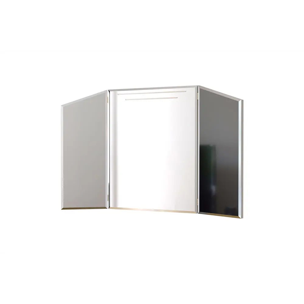 Фото Зеркало навесное Олимп 57.8x90 см цвет холодный серый/фисташковый