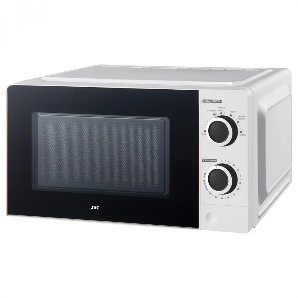Фото Микроволновая печь JVC JK-MW121M 44.60х33.20х24.30 см 20 л управление механическое цвет белый Фото Микроволновая печь JVC JK-MW121M 44.60х33.20х24.30 см 20 л управление механическое цвет белый