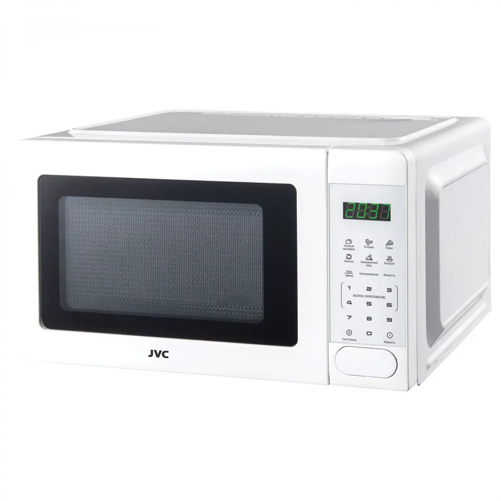 Фото Микроволновая печь JVC JK-MW365S 44.60х32.20х24.30 см 20 л управление сенсорное цвет белый Фото Микроволновая печь JVC JK-MW365S 44.60х32.20х24.30 см 20 л управление сенсорное цвет белый