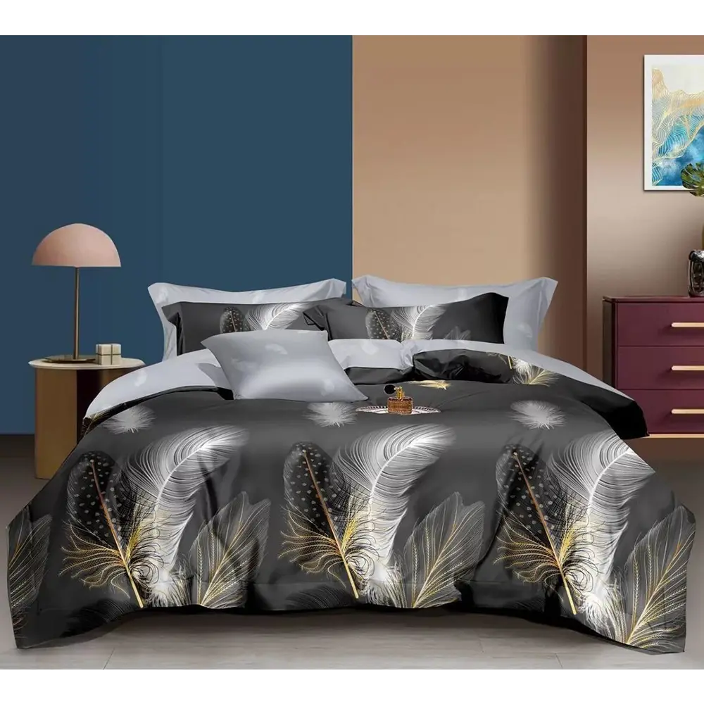 Фото Простыня Home Mercury Перышки основа 19710 220x240 см поплин