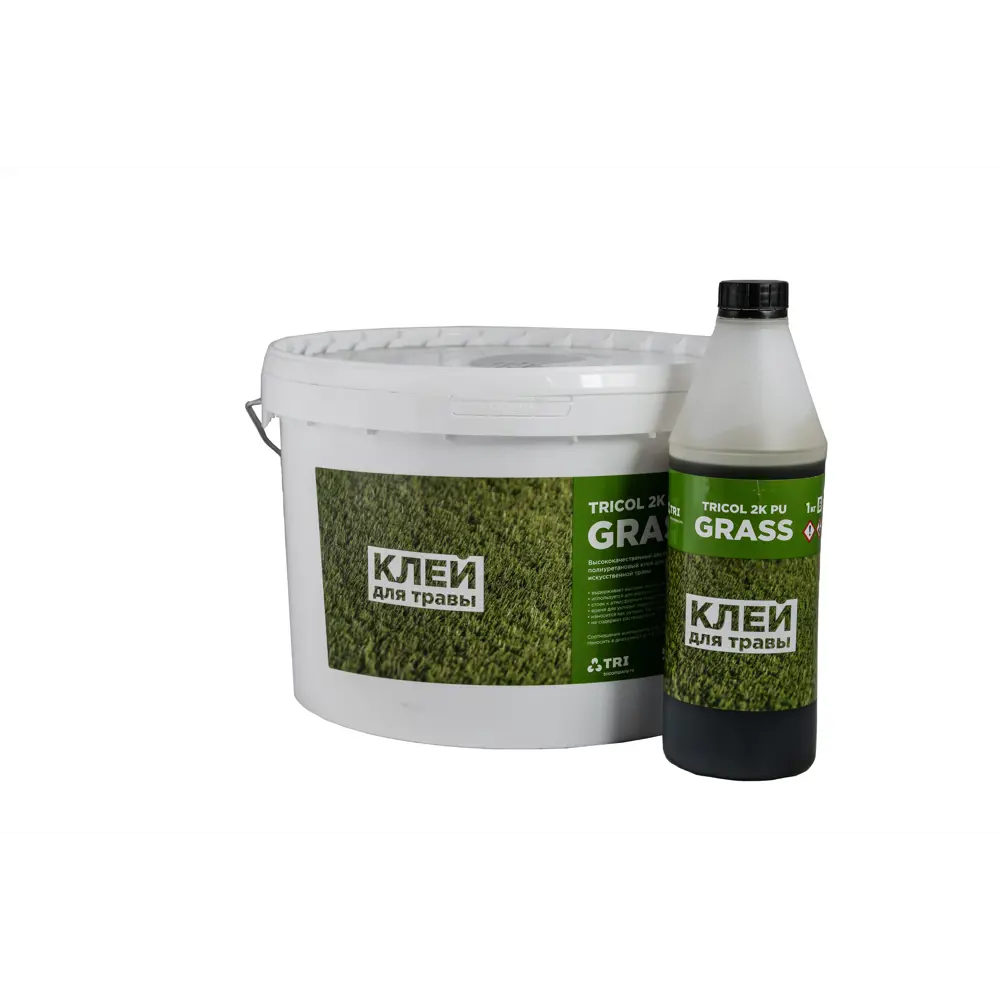 Фото Клей двухкомпонентный полиуретановый для искусственной травы TRICOL 2К PU GRASS (Компоненты А,В) Фото Клей двухкомпонентный полиуретановый для искусственной травы TRICOL 2К PU GRASS (Компоненты А,В)