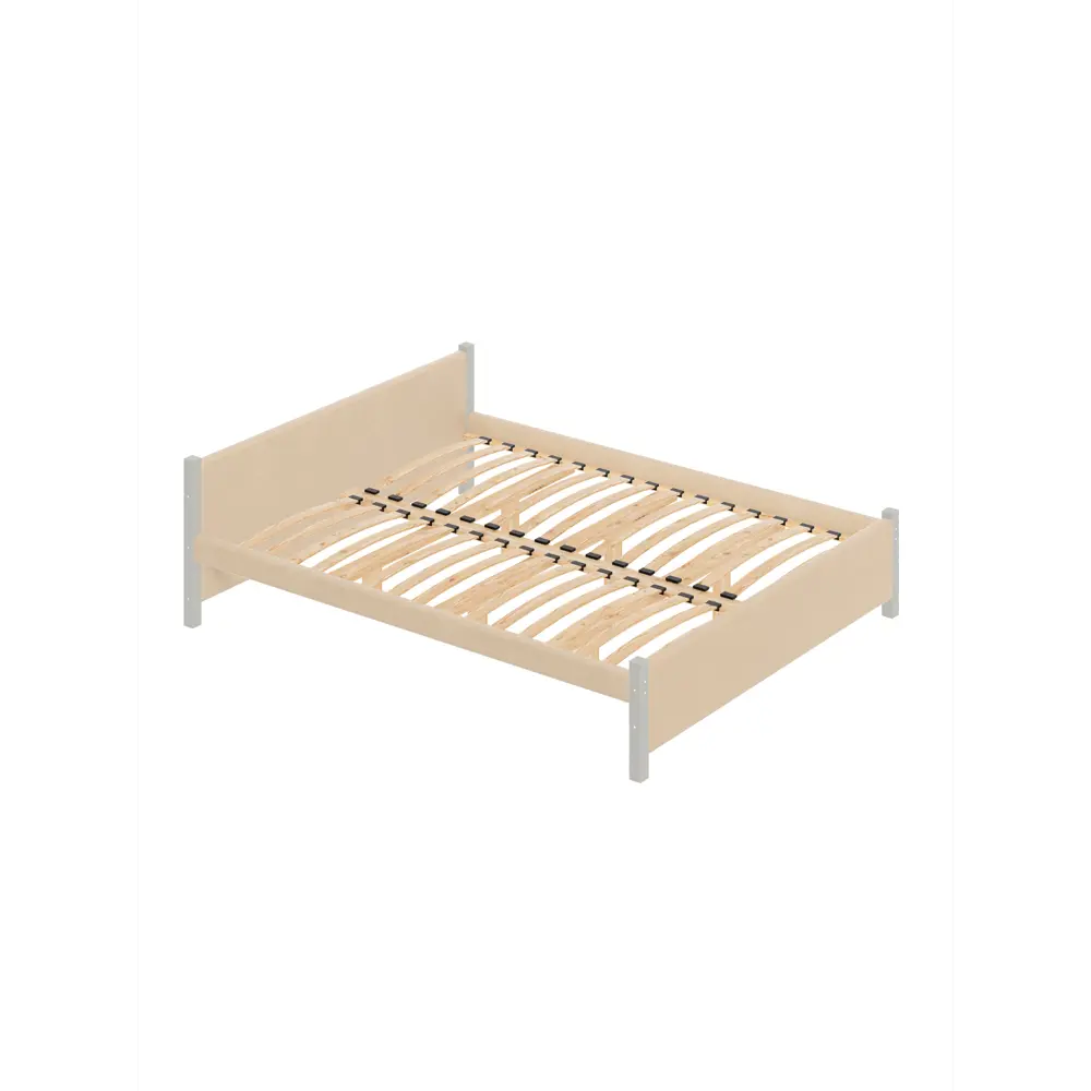 Фото 2 Кровать Solarius Двуспальная Классика мягкая 1463 130 x 63 x 200 см массив сосны цвет бежевый/платиновый Фото 2 Кровать Solarius Двуспальная Классика мягкая 1463 130 x 63 x 200 см массив сосны цвет бежевый/платиновый