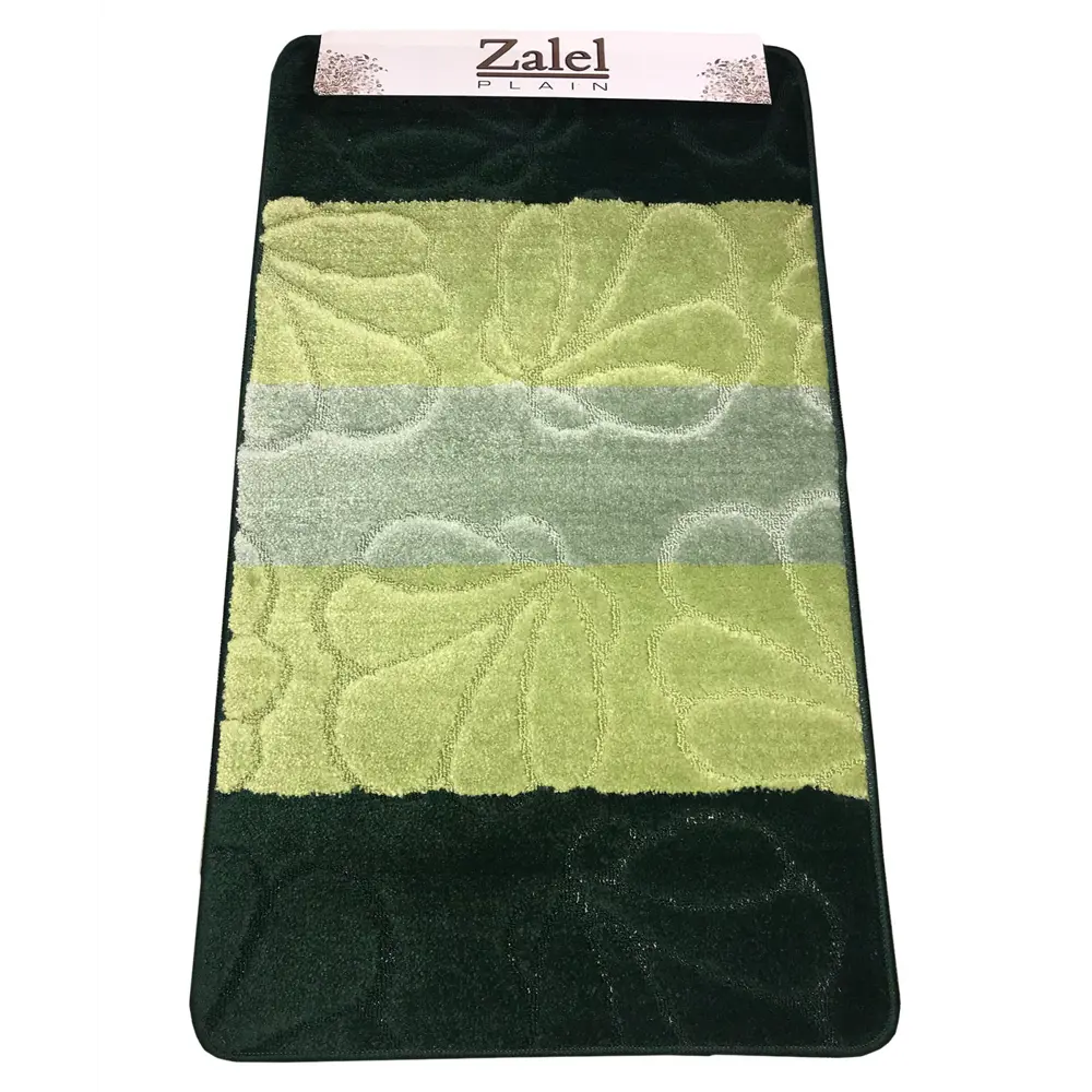 Фото Коврик для ванной комнаты Zalel Zalels60100_green 100x60см цвет зеленый Фото Коврик для ванной комнаты Zalel Zalels60100_green 100x60см цвет зеленый