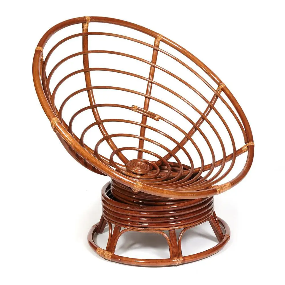 Фото Кресло садовое Tetchair 10523 Papasan 115 см х 98 см х 97 см ротанг коричневый