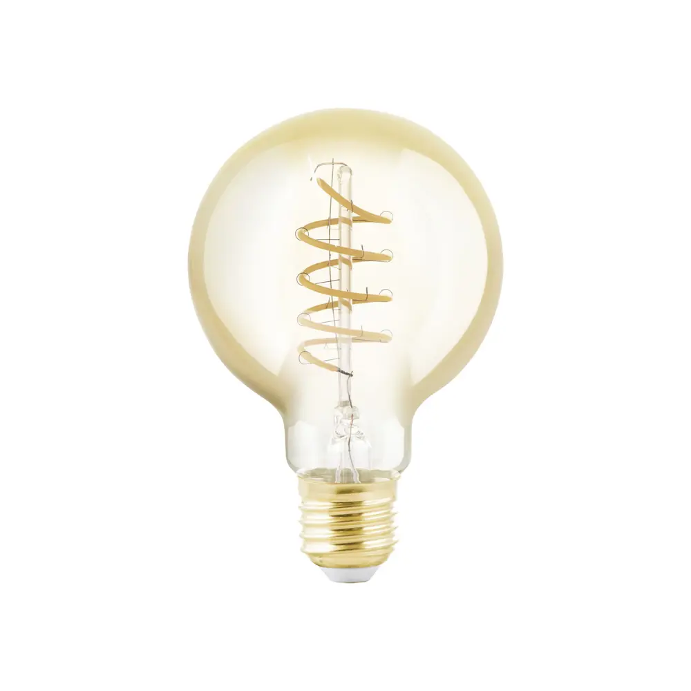 Фото Лампа светодиодная EGLO 11876 LM_LED_E27 E27 220 В 4 Вт круг янтарная 245 Лм теплый белый свет Фото Лампа светодиодная EGLO 11876 LM_LED_E27 E27 220 В 4 Вт круг янтарная 245 Лм теплый белый свет