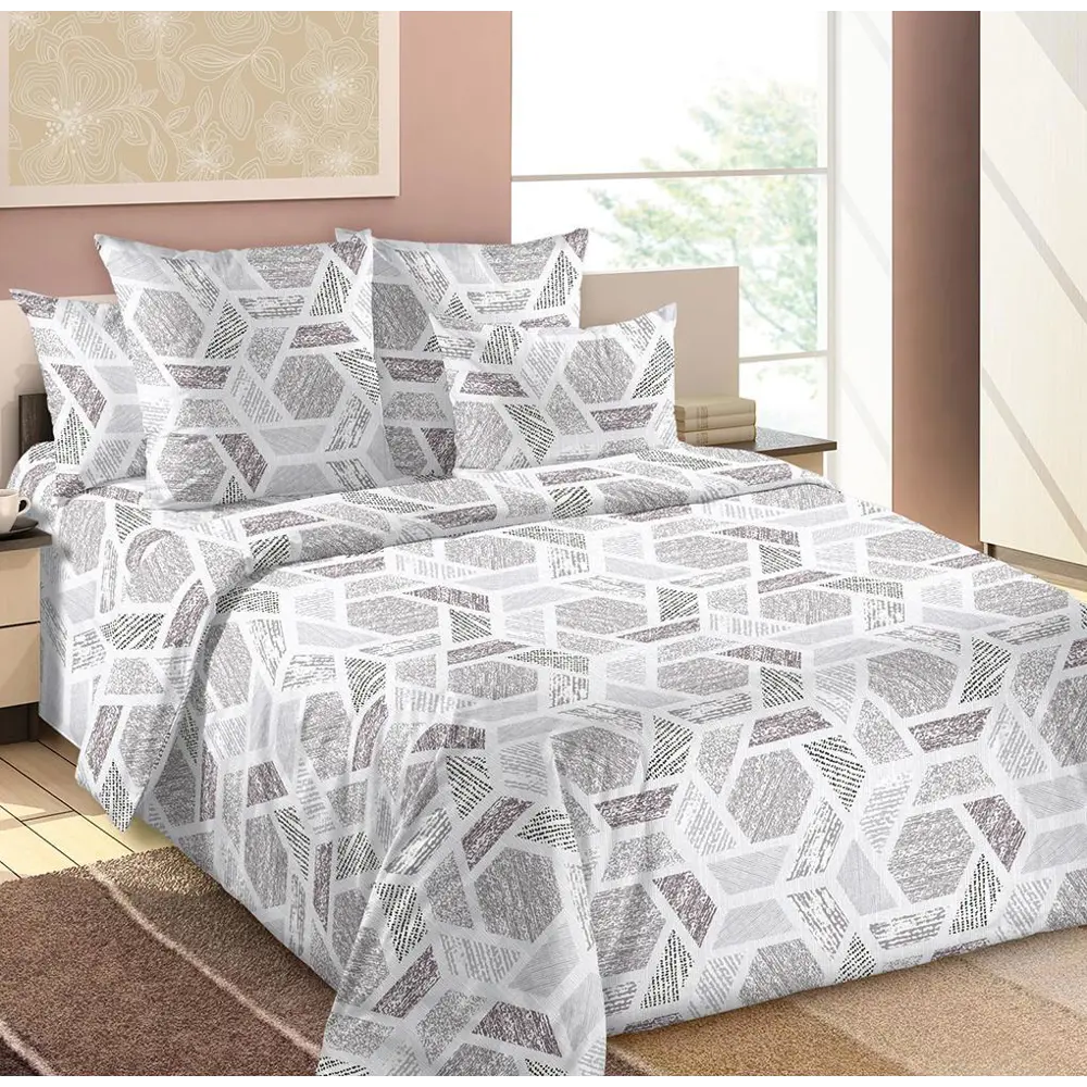 Фото Комплект постельного белья Home Mercury Мозаика 20826, евро, перкаль, разноцветный