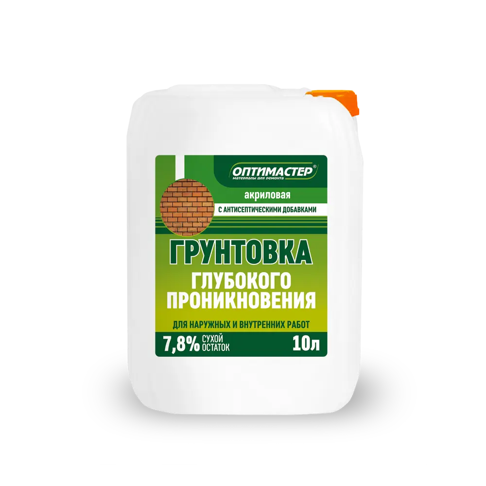 Фото Грунтовка глубокого проникновения Тм Оптимастер 31656 10л Фото Грунтовка глубокого проникновения Тм Оптимастер 31656 10л