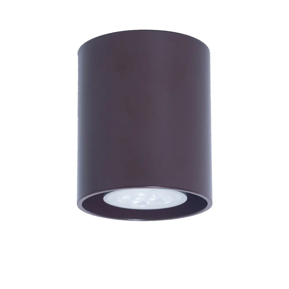 Фото Светильник точечный накладной Topdecor Tubo8 P1 15 MR16 GU10 цвет коричневый Фото Светильник точечный накладной Topdecor Tubo8 P1 15 MR16 GU10 цвет коричневый