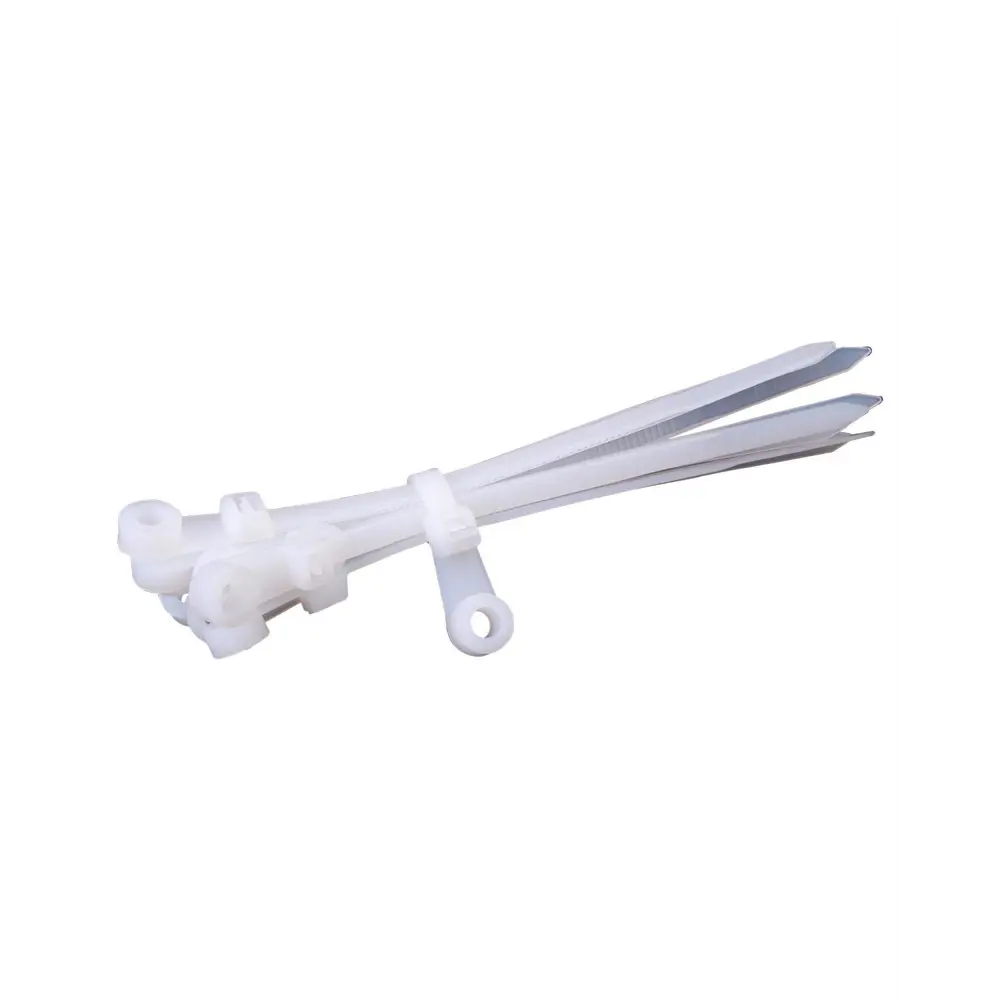 Фото Хомут кабельный Rev 380x7.6 мм 25 шт цвет белый