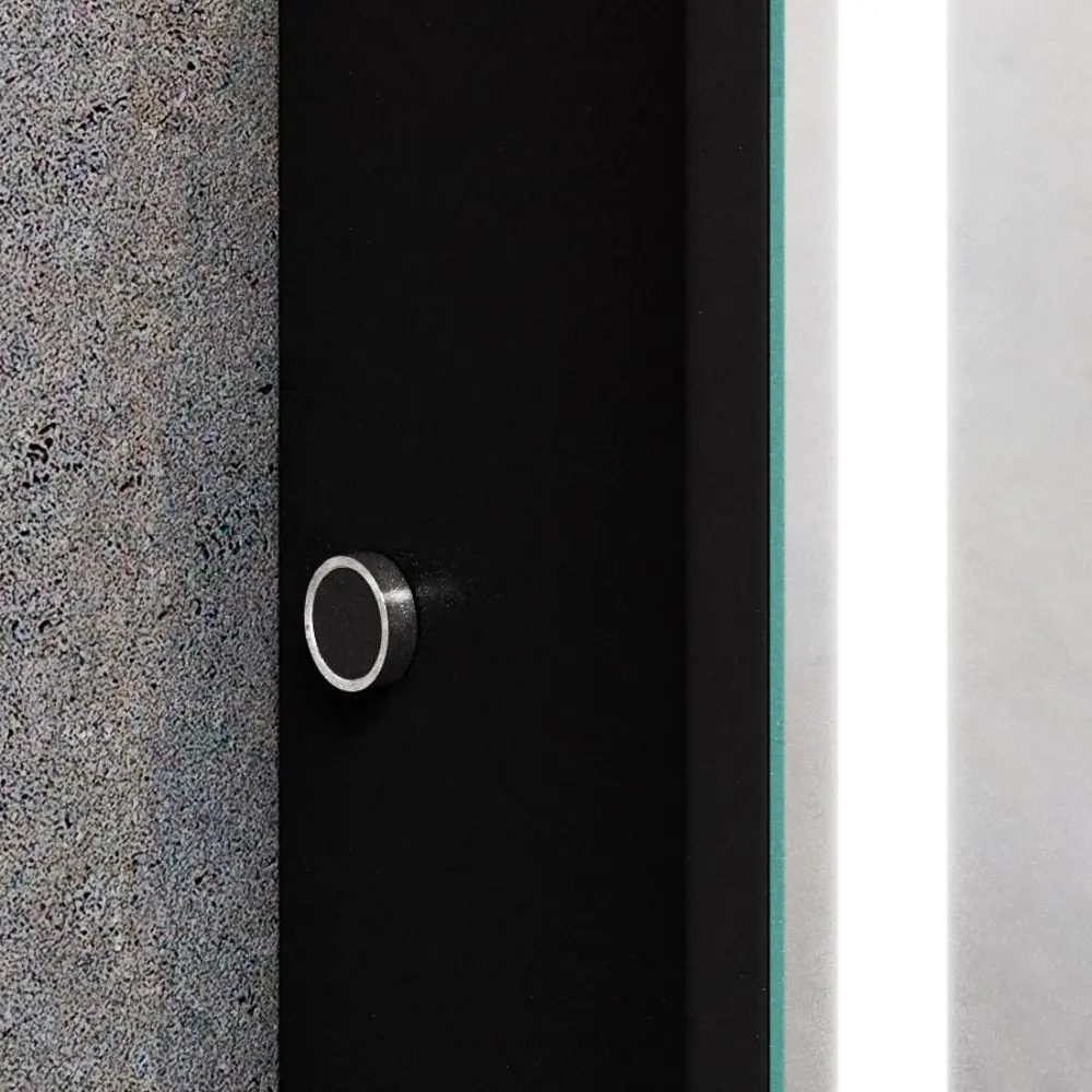 Фото 5 Зеркальный шкаф BAUEDGE Elite 35x65 Black Edition Soft touch LED BR3565R Фото 5 Зеркальный шкаф BAUEDGE Elite 35x65 Black Edition Soft touch LED BR3565R