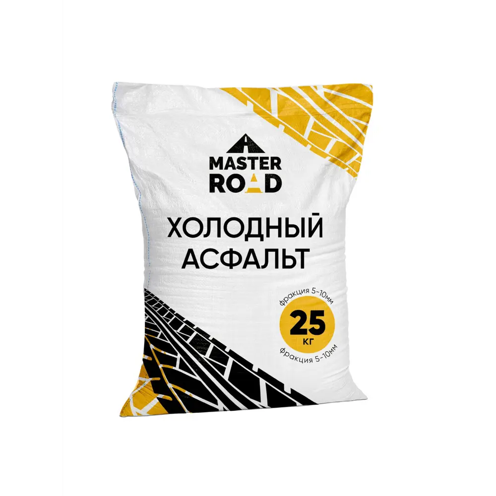 Фото Холодный асфальт Мастер Роуд 5-10мм 25кг Фото Холодный асфальт Мастер Роуд 5-10мм 25кг