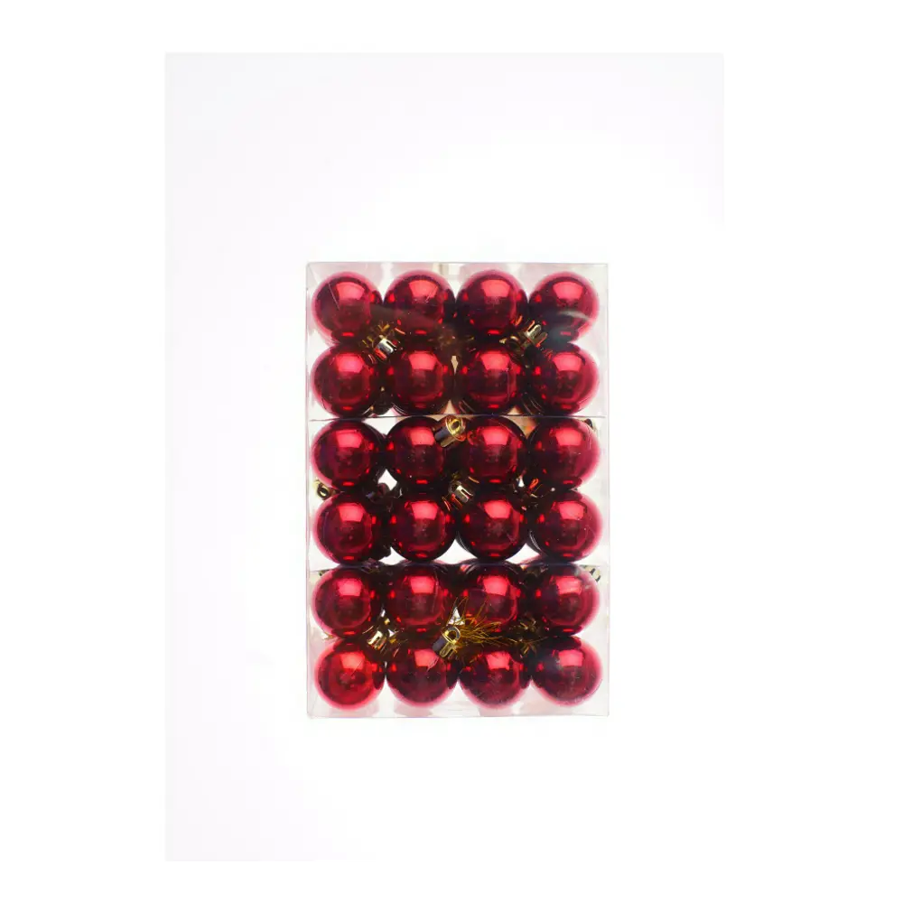 Фото Набор елочных шаров China dans AR3/3096A/R Ar3/3096a/r 3 см пластик красный 96 шт Фото Набор елочных шаров China dans AR3/3096A/R Ar3/3096a/r 3 см пластик красный 96 шт