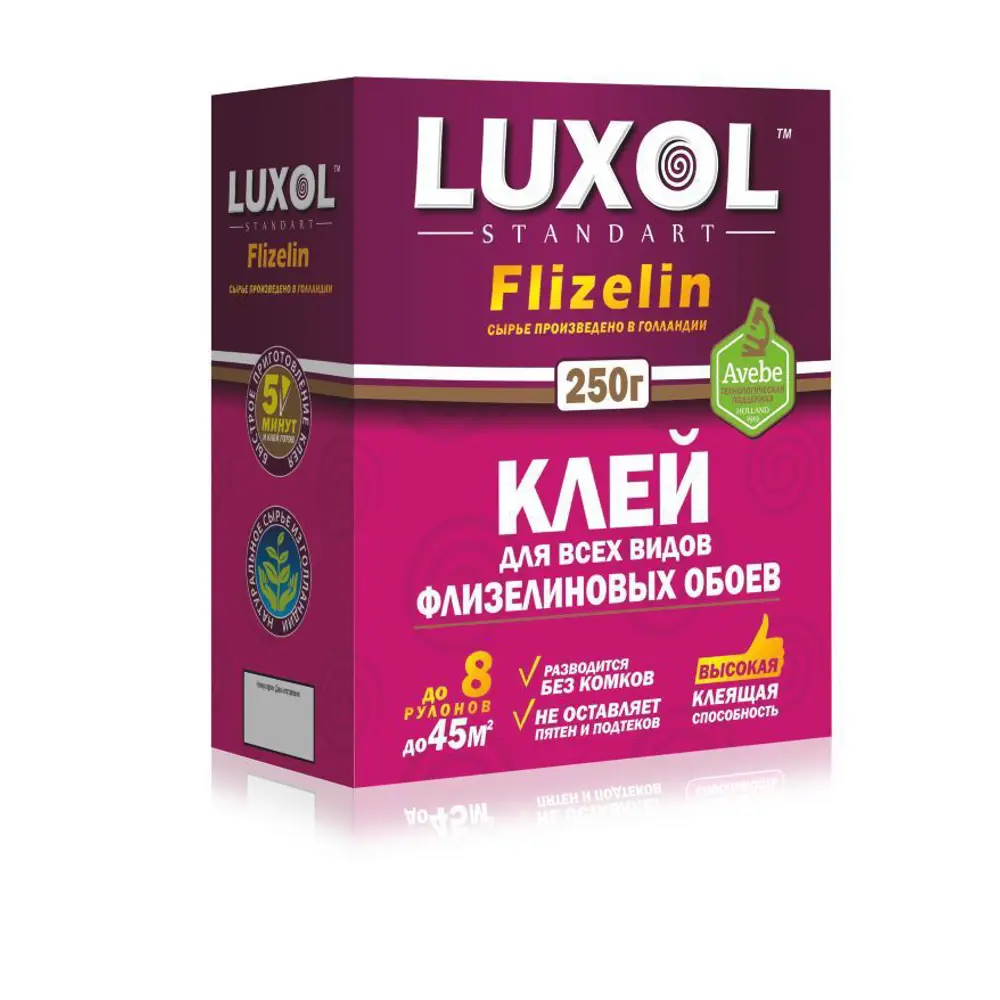 Фото Клей для флизелиновых обоев Luxol Standart 45 м² Фото Клей для флизелиновых обоев Luxol Standart 45 м²