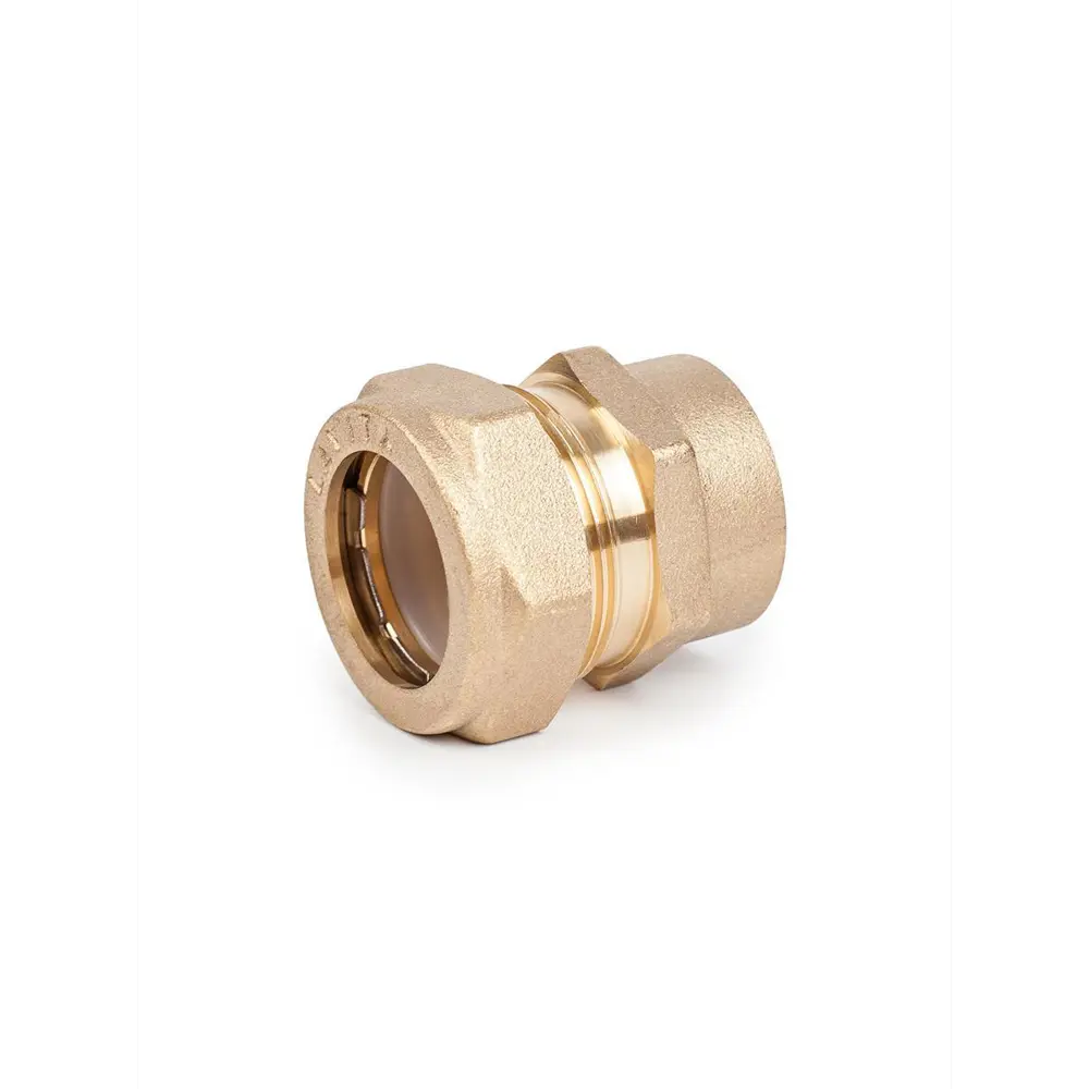 Фото Муфта комбинированная Lavita 1"x25 мм ВР латунь 084874 Фото Муфта комбинированная Lavita 1"x25 мм ВР латунь 084874