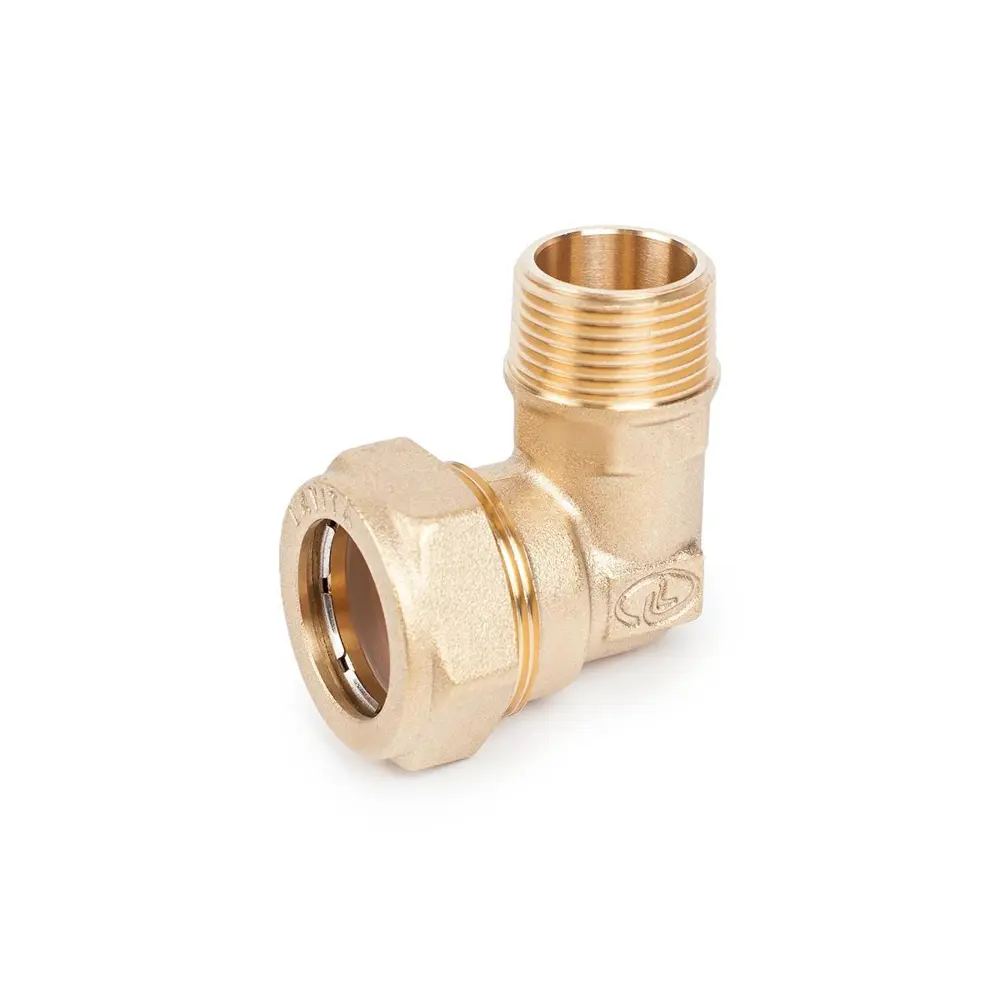 Фото Угол комбинированный 90° Lavita 3/4"x20 мм НР латунь Фото Угол комбинированный 90° Lavita 3/4"x20 мм НР латунь