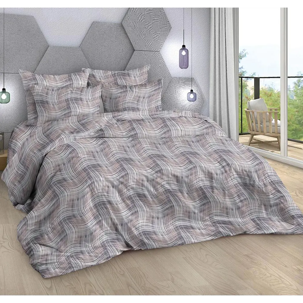 Фото Комплект постельного белья Home Mercury Ариадна 21864, двуспальный, бязь, разноцветный