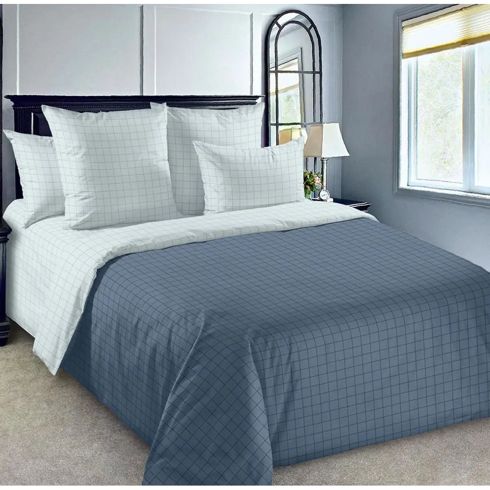 Фото Комплект постельного белья Home Mercury Фарадей 21755, двуспальный, сатин, разноцветный