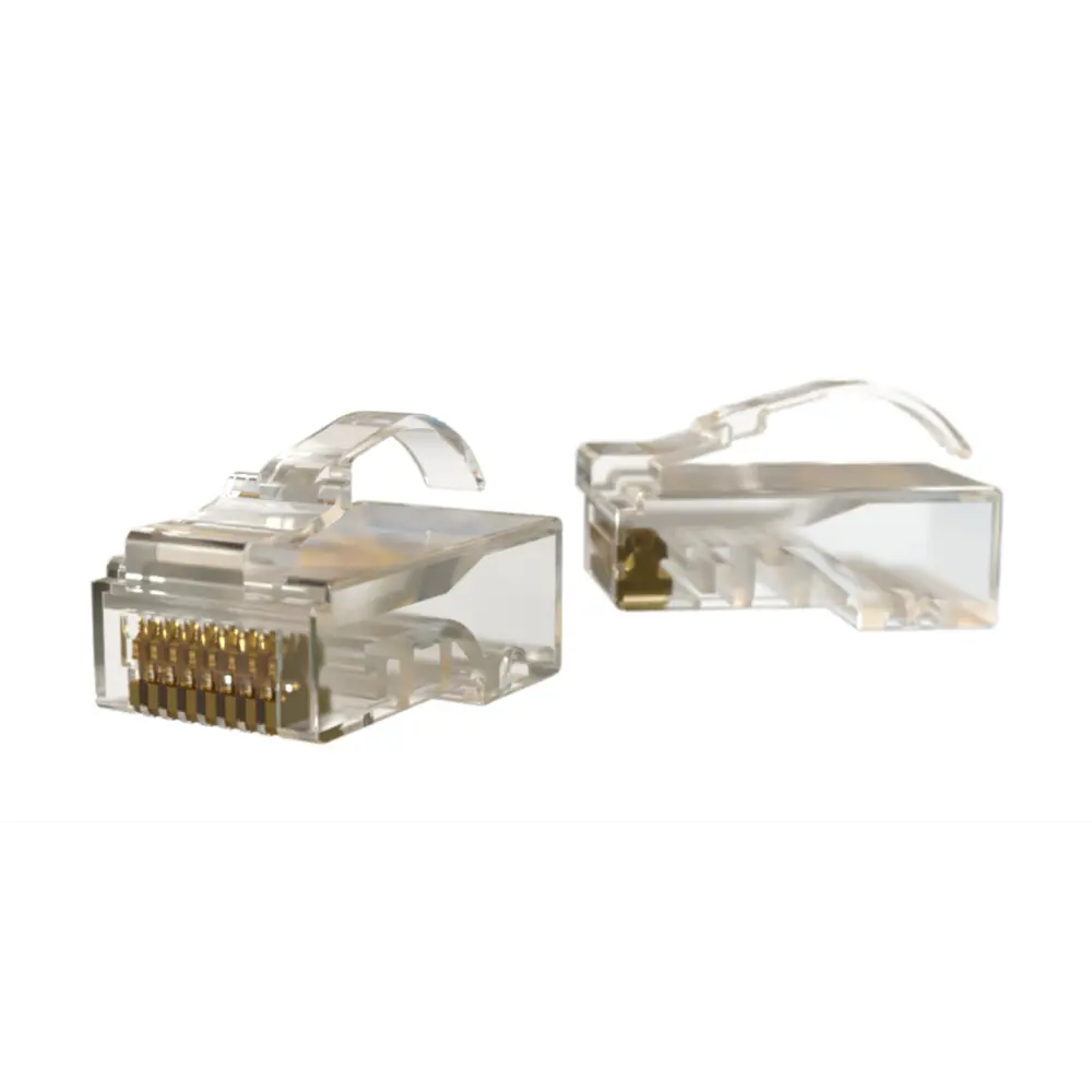 Фото Разъем легкой оконцовки RJ-45 Hyperline PLEZ-8P8C-UA-C6-100 под витую пару Фото Разъем легкой оконцовки RJ-45 Hyperline PLEZ-8P8C-UA-C6-100 под витую пару