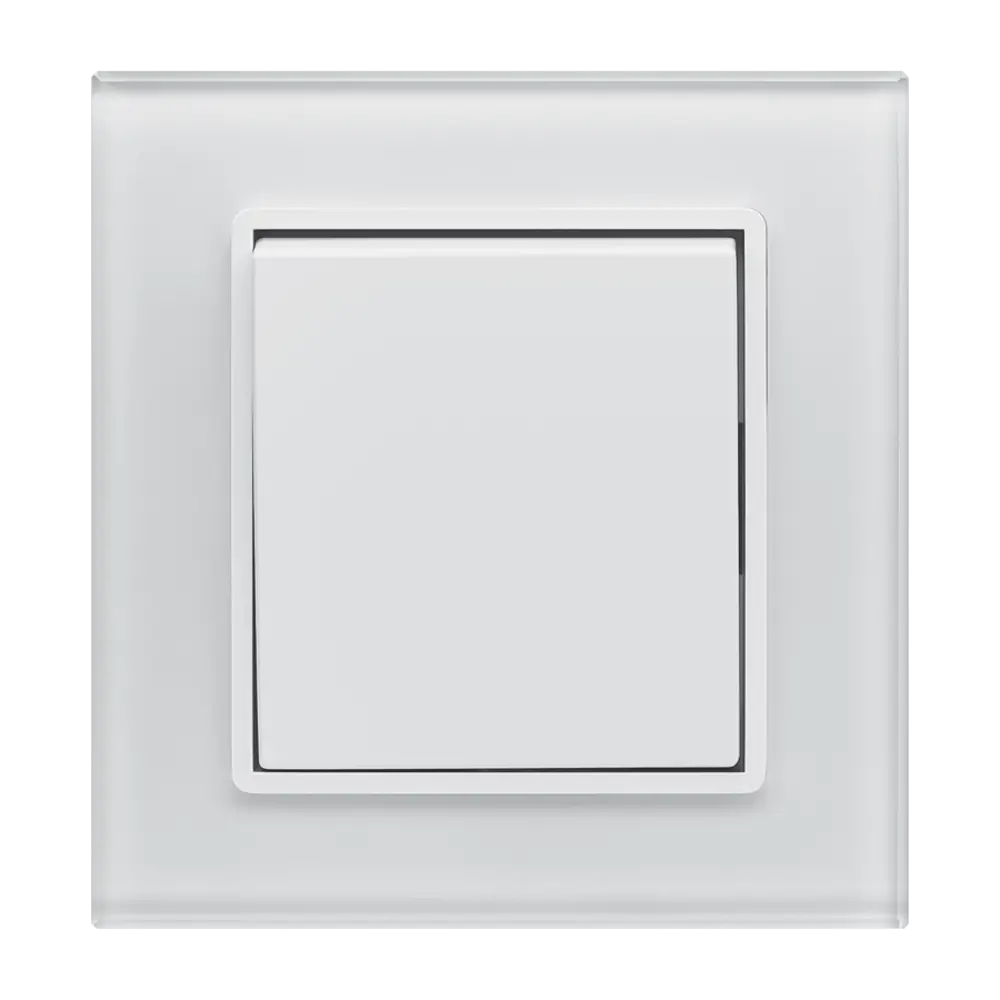 Фото Выключатель встраиваемый Vesta-electric Exclusive White FVK050104BEL 1 клавиша цвет белый