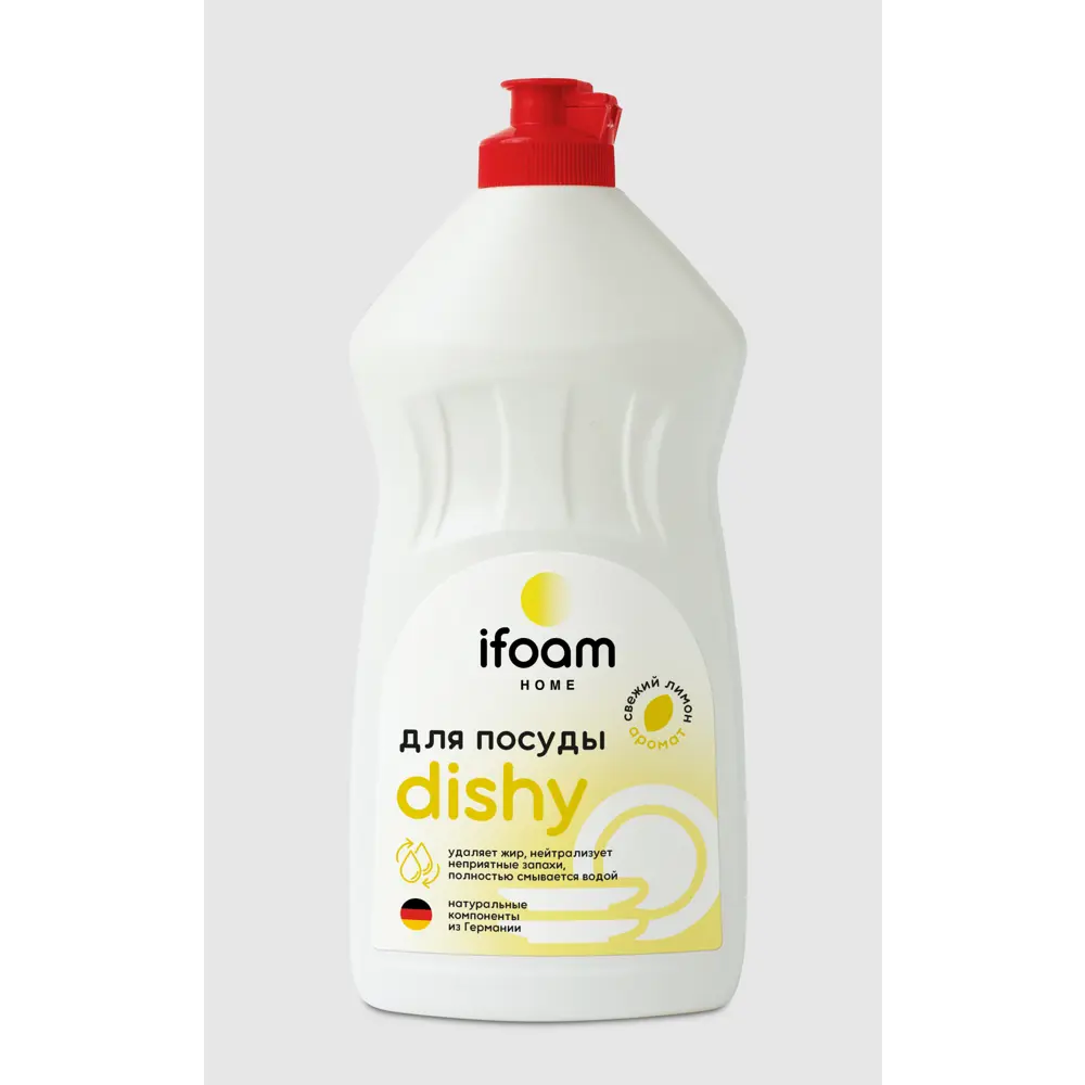 Фото Гель для мытья посуды Ifoam DISHY 770507 0.5л Фото Гель для мытья посуды Ifoam DISHY 770507 0.5л