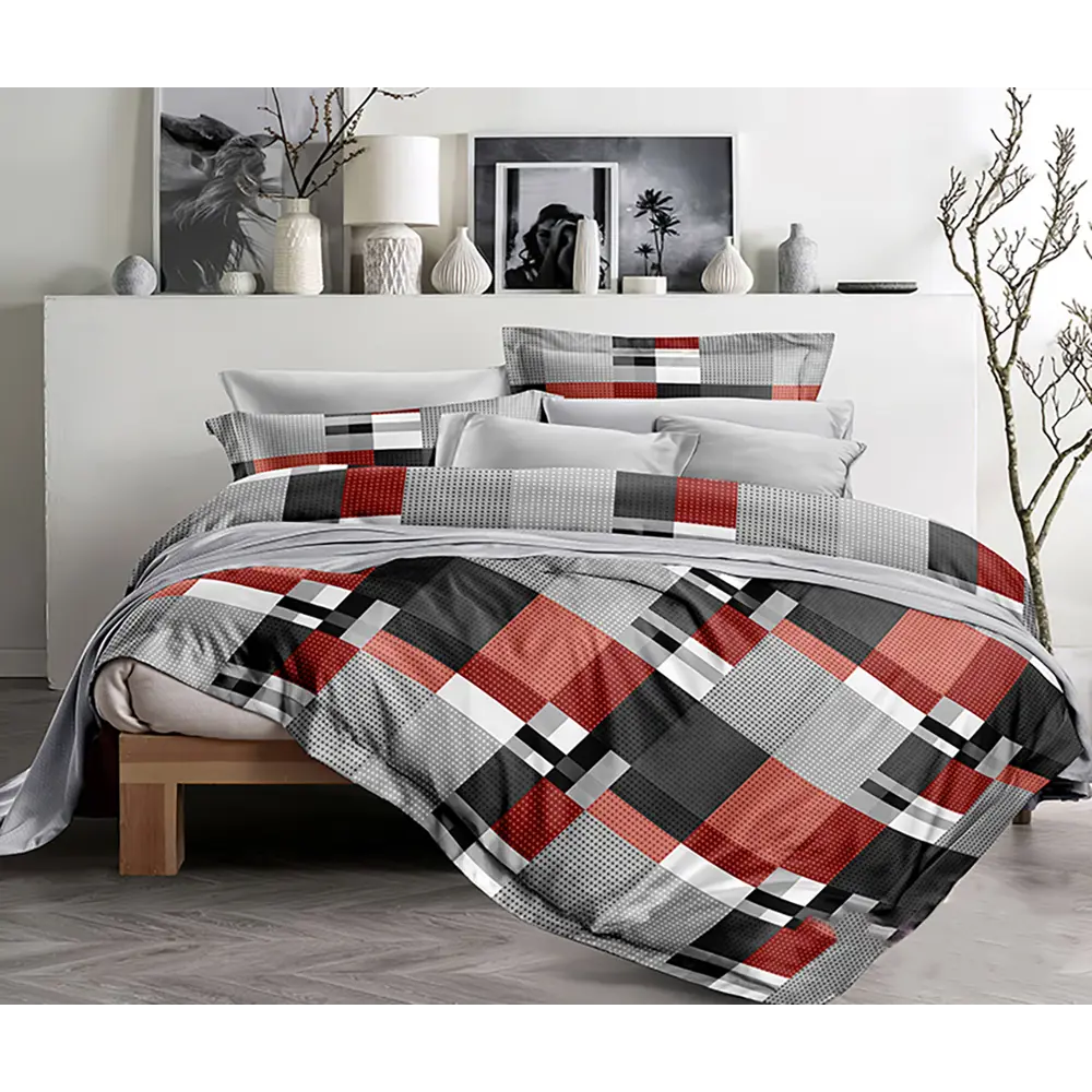 Фото Комплект постельного белья Home Mercury Стокгольм 23155, семейный, поплин, разноцветный Фото Комплект постельного белья Home Mercury Стокгольм 23155, семейный, поплин, разноцветный