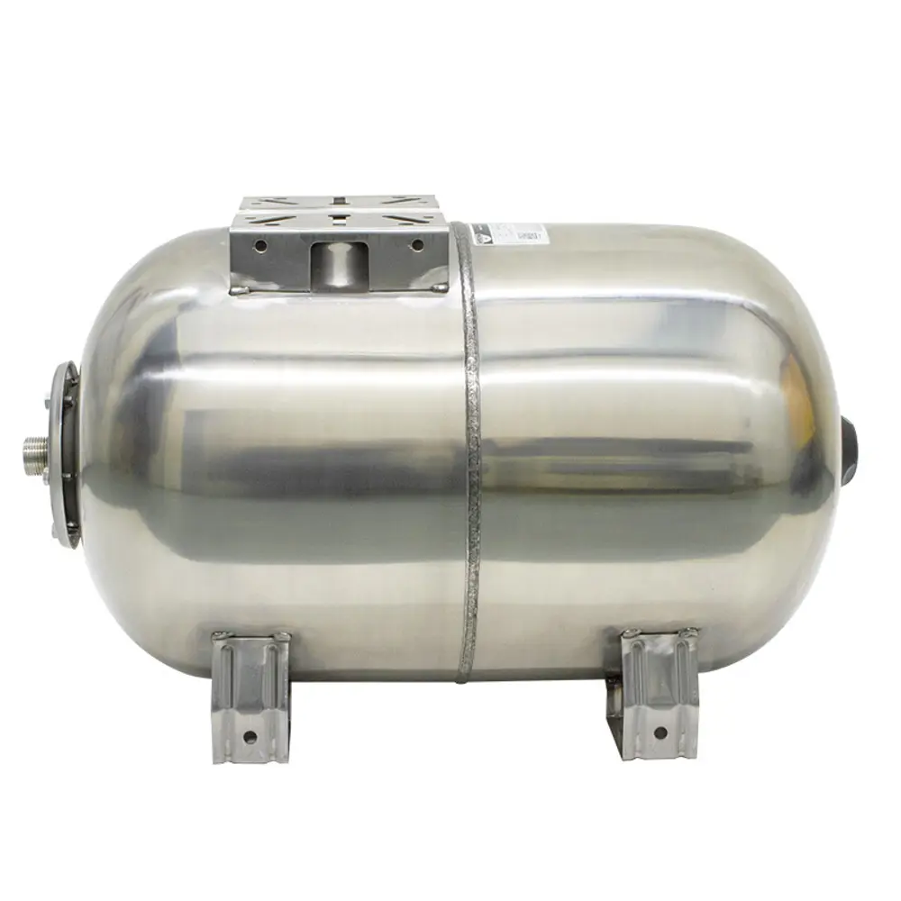 Фото Гидроаккумулятор горизонтальный 60 л Zilmet Inox-Pro 1" серый Фото Гидроаккумулятор горизонтальный 60 л Zilmet Inox-Pro 1" серый