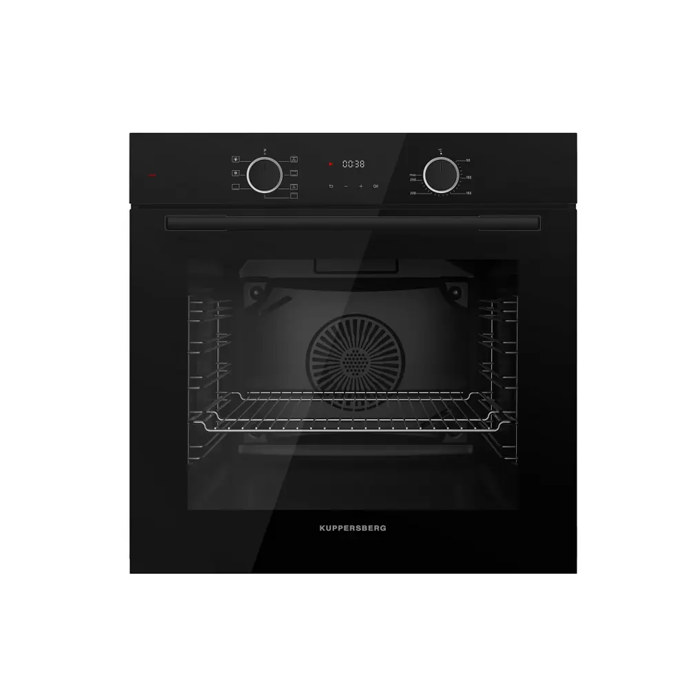 Фото Электрический духовой шкаф Kuppersberg Hf 607 b 59.5x59.5x56.7 см цвет черный